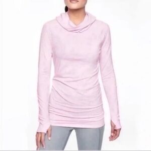 Athleta Essence Hooded Tunic Top In Simply Lilac Size XXS XS